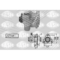 Steering system hydraulic pump