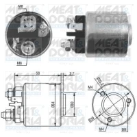 Starter motor solenoid switch