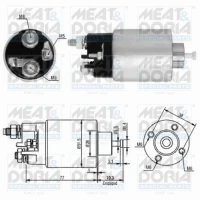 Starter motor solenoid switch