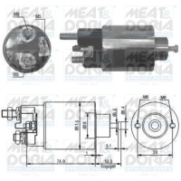 Starter motor solenoid switch