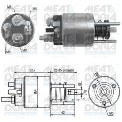 STARTER MOTOR SOLENOID SWITCH - 0