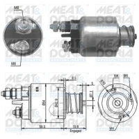 Starter motor solenoid switch