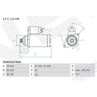 STARTER MOTOR