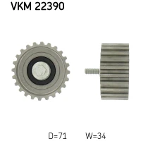 Timing belt guide pulley