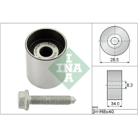 Timing belt guide pulley