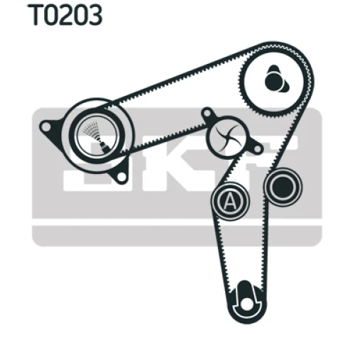 TIMING BELT SET - 1