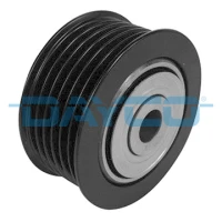 Alternator belt tensioner pulley