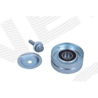 Alternator belt tensioner pulley