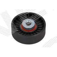 Alternator belt tensioner pulley