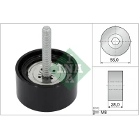 Alternator belt tensioner pulley