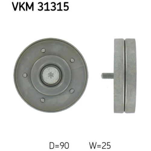 ALTERNATOR BELT TENSIONER PULLEY - 0