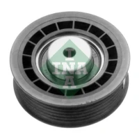 Alternator belt tensioner pulley