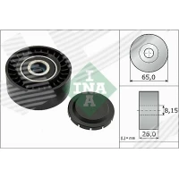 Alternator belt tensioner pulley