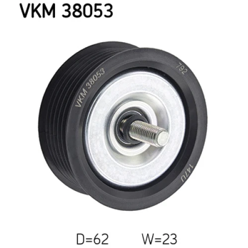 ALTERNATOR BELT TENSIONER PULLEY - 0