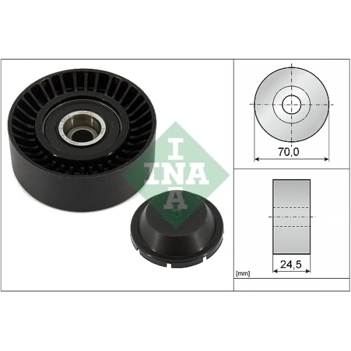 ALTERNATOR BELT TENSIONER PULLEY - 0