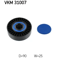 Alternator belt tensioner pulley