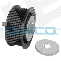 Alternator belt tensioner pulley