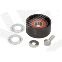 Alternator belt tensioner pulley