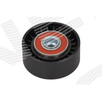 Alternator belt tensioner pulley