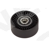 Alternator belt tensioner pulley