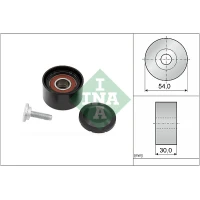 Alternator belt tensioner pulley