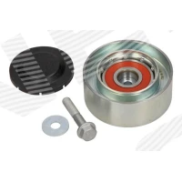 Alternator belt tensioner pulley