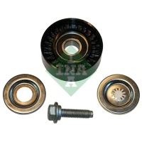 Alternator belt tensioner pulley