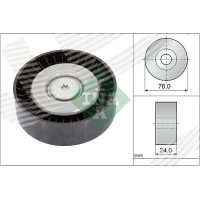 Alternator belt tensioner pulley