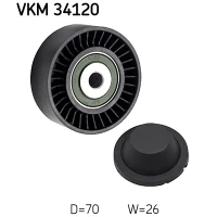 Alternator belt tensioner pulley