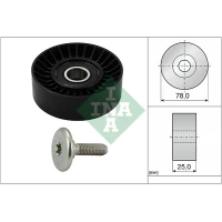 Alternator belt tensioner pulley