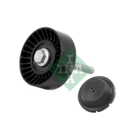 Alternator belt tensioner pulley