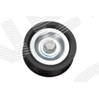 Alternator belt tensioner pulley