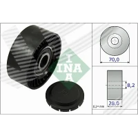 Alternator belt tensioner pulley