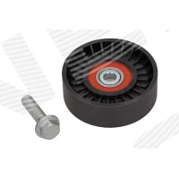 Alternator belt tensioner pulley