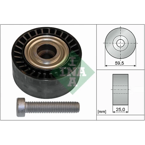 ALTERNATOR BELT TENSIONER PULLEY - 0