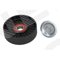 Alternator belt tensioner pulley