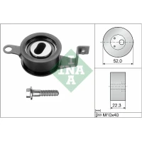 Timing belt tensioner pulley