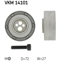 Timing belt tensioner pulley