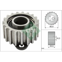 Timing belt tensioner pulley