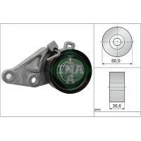 Timing belt tensioner pulley