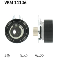 Timing belt tensioner pulley