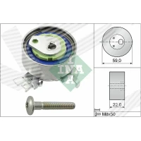 Timing belt tensioner pulley