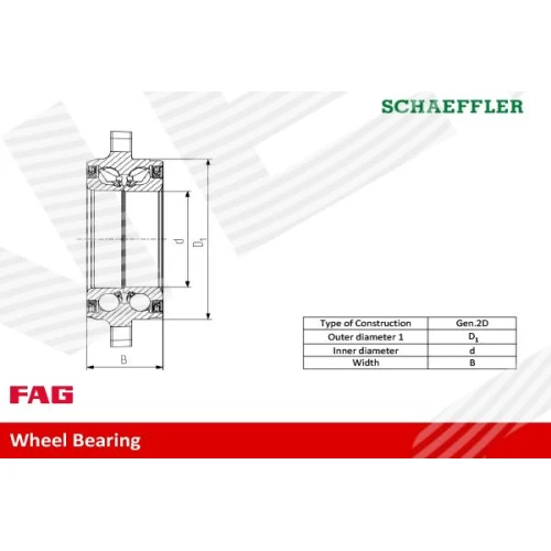 WHEEL BEARING KIT - 1