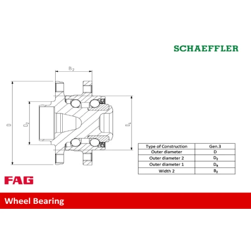 WHEEL BEARING KIT - 1