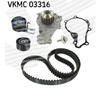 Water pump and timing belt set