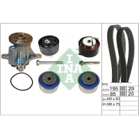 Water pump and timing belt set