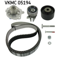 Water pump and timing belt set