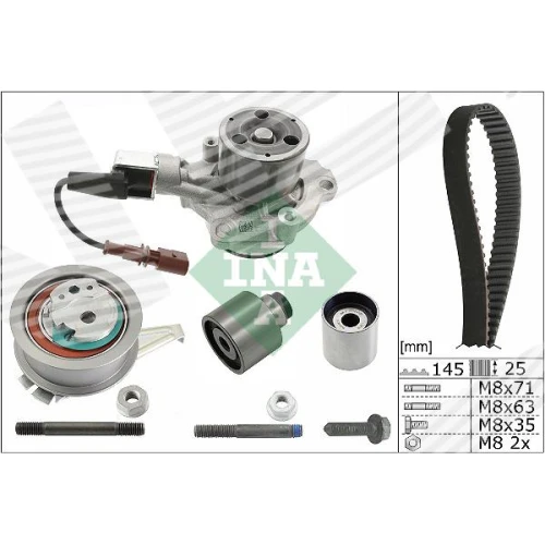 WATER PUMP AND TIMING BELT SET - 0