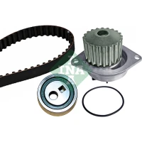 Water pump and timing belt set