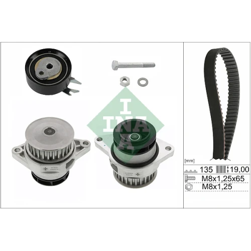 WATER PUMP AND TIMING BELT SET - 0